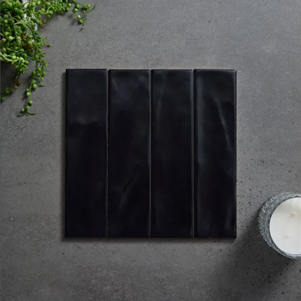 Subway Tile Marshmallow Black 75X300