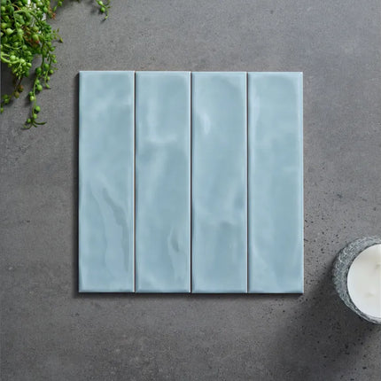 Subway Tile Marshmallow Gloss Blush 75X300