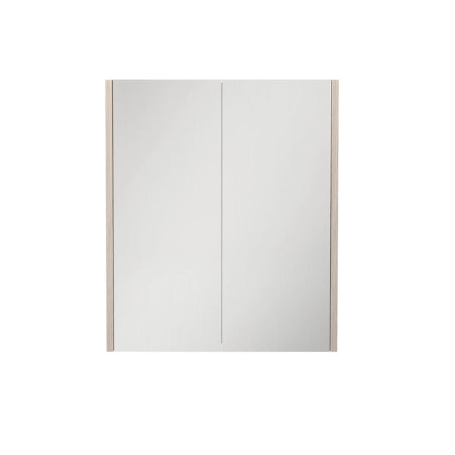 Camden Pencil Edge Shaving Cabinet Wood Grain Coastal Oak 600-1500mm , 600X720