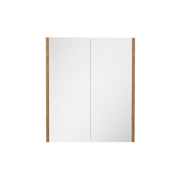 Camden Pencil Edge Shaving Cabinet Wood Grain Prime Oak 600-1500mm , 600X720