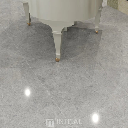 Marble Look Tile Moha Tundra Blue Matt 600X1200 ,