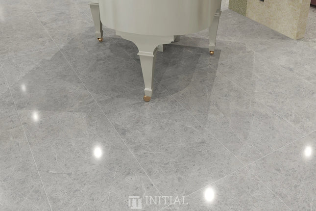 Marble Look Tile Moha Tundra Blue Matt 600X1200 ,