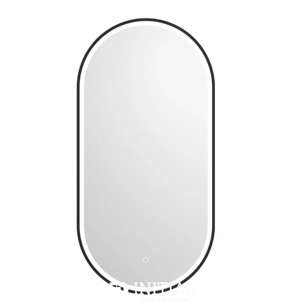 Tome Oval Trio Colour Black Frame LED Mirror 450X900X30 ,