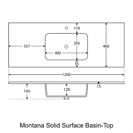 Alina Fluted Satin White 1200 Wall-Hung Cabinet ,