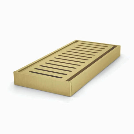 Ezy Flow 21mm Linear Grate Brushed Gold 1000~5600mm