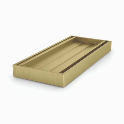 Ezy Flow 21mm Tile Insert Brushed Gold 1000~5600mm