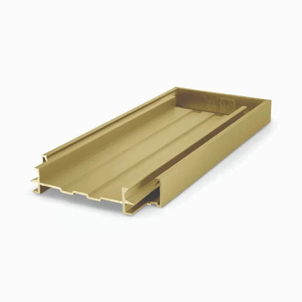 Ezy Flow 21mm Tile Insert Brushed Gold 1000~5600mm