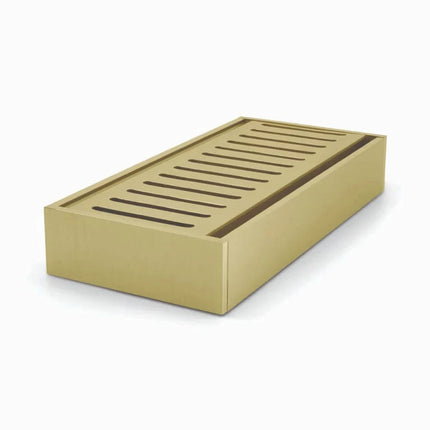 Ezy Flow 35mm Linear Grate Brushed Gold 1000~5600mm