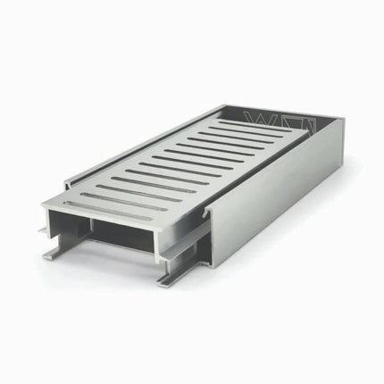 Ezy Flow 35mm Linear Grate Brushed Silver 1000~5600mm