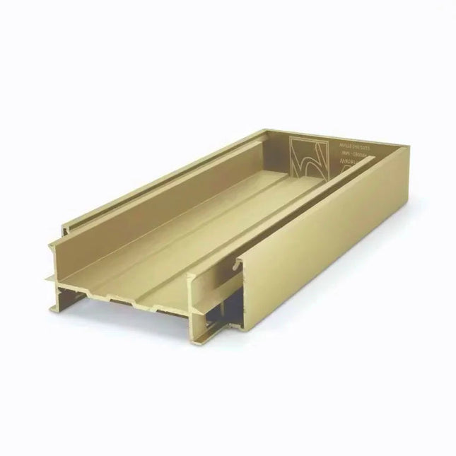 Ezy Flow 35mm Tile Insert Brushed Gold 1000~5600mm
