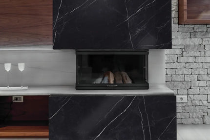 Megaslim Slab Marquina Black Natural 2700X1200X6