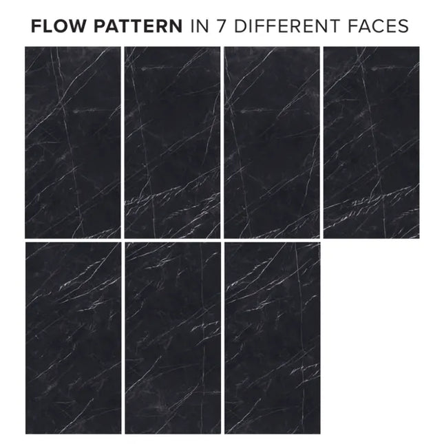 Megaslim Slab Marquina Black Natural 2700X1200X6