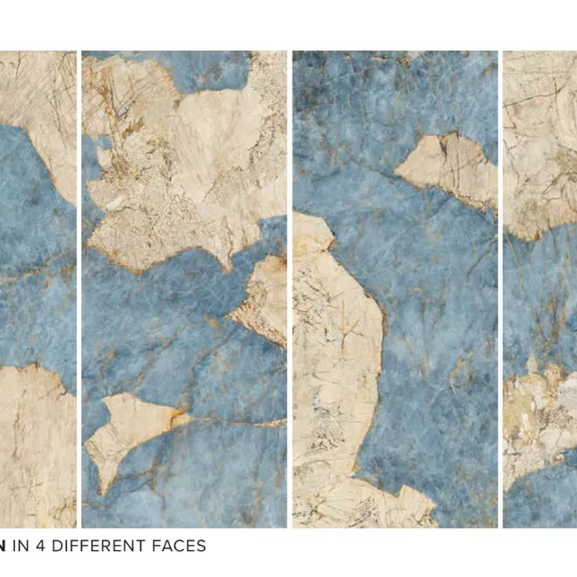 Megaslim Slab Lava Azure Polished 2800X1200X6