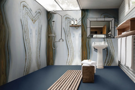 Megaslim Slab Passion Agate White Polished 3200X1600X6.5