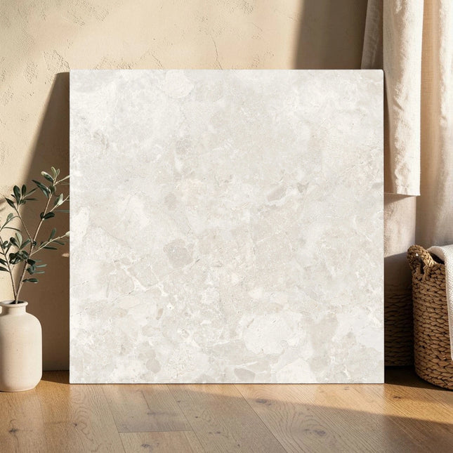 Terrazzo Look Moda White StoneTouch Tec 600X600