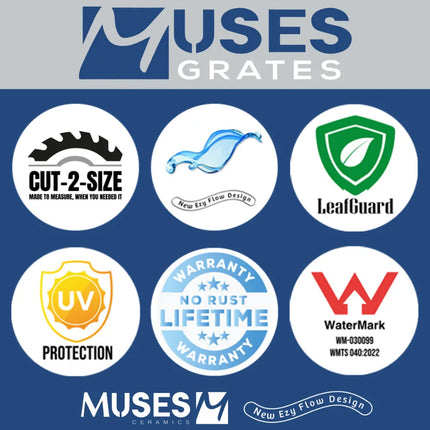 [Bulk Buy Per Full Length] Ezy Flow 21mm Linear Grate Brushed Silver