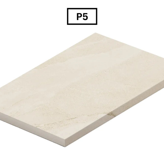 In/Out Stone Look Nova Bianco Bullnose 400X600X20