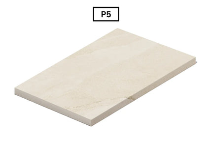 In/Out Stone Look Nova Bianco Bullnose 400X600X20