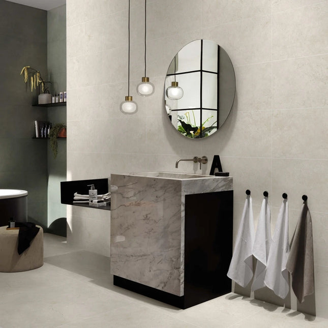 In/Out Travertine Look Nova Bianco SurfaceTec ,