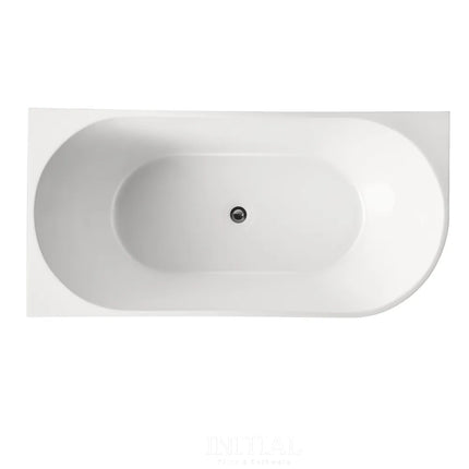 Nada 1500 Corner Bathtub Matte White Non-Over Flow 1500X750X600 , Left Corner