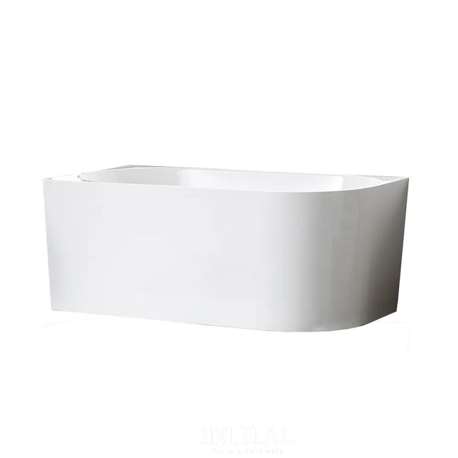 Nada 1500 Corner Bathtub Matte White Non-Over Flow 1500X750X600 ,