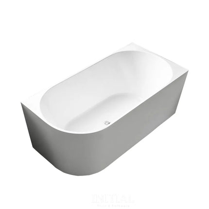 Nada 1500 Corner Bathtub Gloss White Non-Over Flow 1500X750X600 , Right Corner