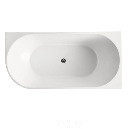 Nada 1500 Corner Bathtub Matte White Non-Over Flow 1500X750X600 , Right Corner