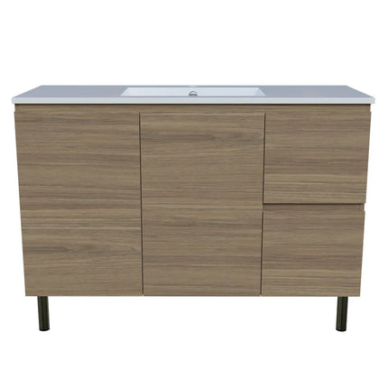 Timberline Nevada Vanity On Legs with Ceramic/Mineral Composite Top 600-1800mm