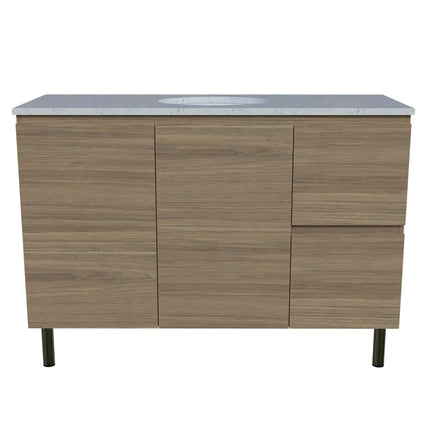 Timberline Nevada Vanity on Legs with SilkSurface Top & Under Counter Basin 600-1800mm