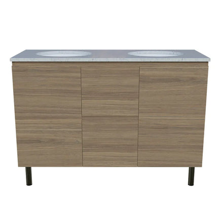 Timberline Nevada Vanity on Legs with SilkSurface Top & Under Counter Basin 600-1800mm