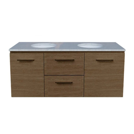 Timberline Nevada Vanity Wall Hung with SilkSurface Top & Under Counter Basin 600-1800mm