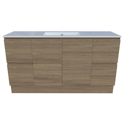 Timberline Nevada Vanity Floor Standing with Ceramic/Mineral Composite Top 600-1800mm