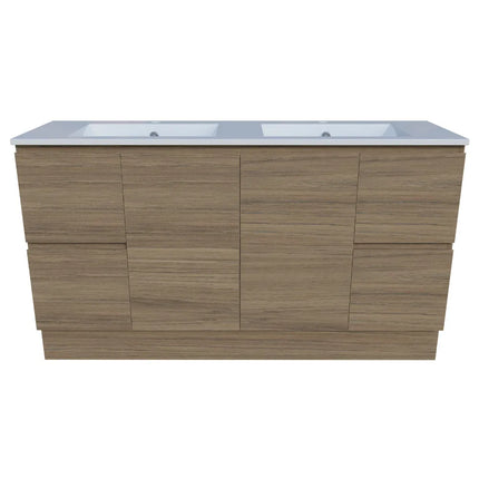 Timberline Nevada Vanity Floor Standing with Ceramic/Mineral Composite Top 600-1800mm