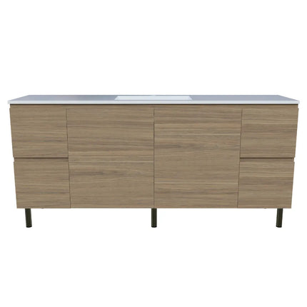 Timberline Nevada Vanity On Legs with Ceramic/Mineral Composite Top 600-1800mm