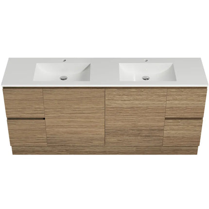 Timberline Nevada Vanity Floor Standing with Ceramic/Mineral Composite Top 600-1800mm
