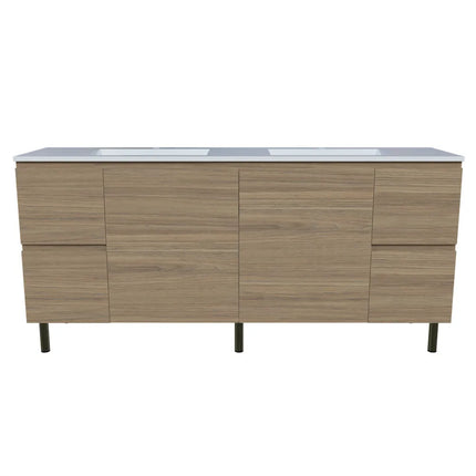 Timberline Nevada Vanity On Legs with Ceramic/Mineral Composite Top 600-1800mm
