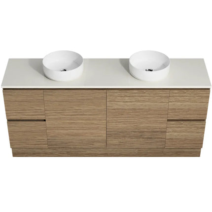Timberline Nevada Vanity Floor Standing with SilkSurface Top & Above Counter Basin 600-1800mm