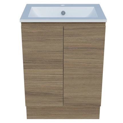 Timberline Nevada Vanity Floor Standing with Ceramic/Mineral Composite Top 600-1800mm
