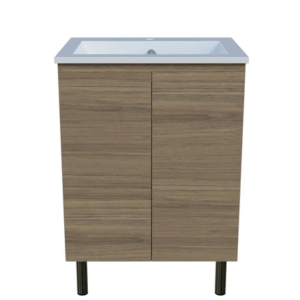Timberline Nevada Vanity On Legs with Ceramic/Mineral Composite Top 600-1800mm