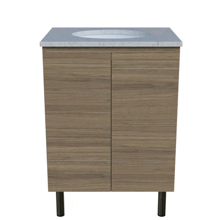 Timberline Nevada Vanity on Legs with SilkSurface Top & Under Counter Basin 600-1800mm