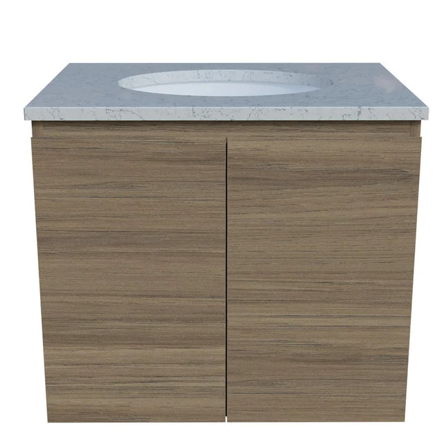 Timberline Nevada Vanity Wall Hung with SilkSurface Top & Under Counter Basin 600-1800mm