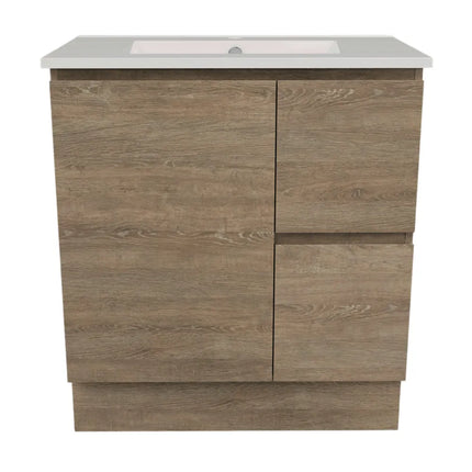 Timberline Nevada Vanity Floor Standing with Ceramic/Mineral Composite Top 600-1800mm