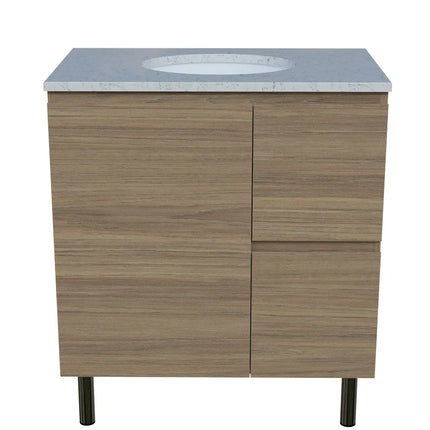 Timberline Nevada Vanity on Legs with SilkSurface Top & Under Counter Basin 600-1800mm