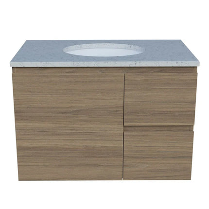 Timberline Nevada Vanity Wall Hung with SilkSurface Top & Under Counter Basin 600-1800mm