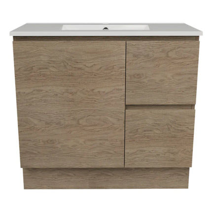 Timberline Nevada Vanity Floor Standing with Ceramic/Mineral Composite Top 600-1800mm