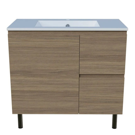 Timberline Nevada Vanity On Legs with Ceramic/Mineral Composite Top