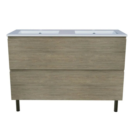 Timberline Nevada Plus Vanity On Legs with Ceramic/Mineral Composite Top 600-1800mm