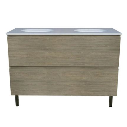 Timberline Nevada Plus Vanity on Legs with SilkSurface Top & Under Counter Basin 600-1800mm