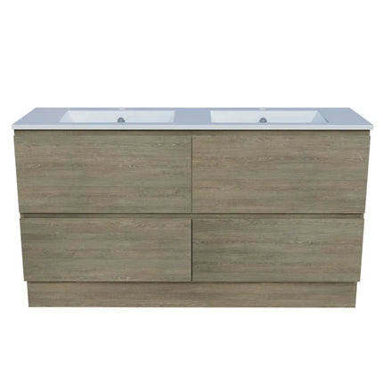 Timberline Nevada Plus Vanity Floor Standing with Ceramic/Mineral Composite Top 600-1800mm