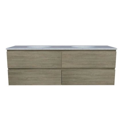 Timberline Nevada Plus Vanity Wall Hung with SilkSurface Top & Under Counter Basin 600-1800mm